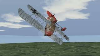 Red Baron 3D Full Canvas Jacket Patch