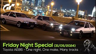 Friday Night Special with Ninja in the Toyota AE86 - (31/05/2024) - #granturismo7