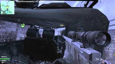 MW3 Headquarters pro 1v7 defending with L118A