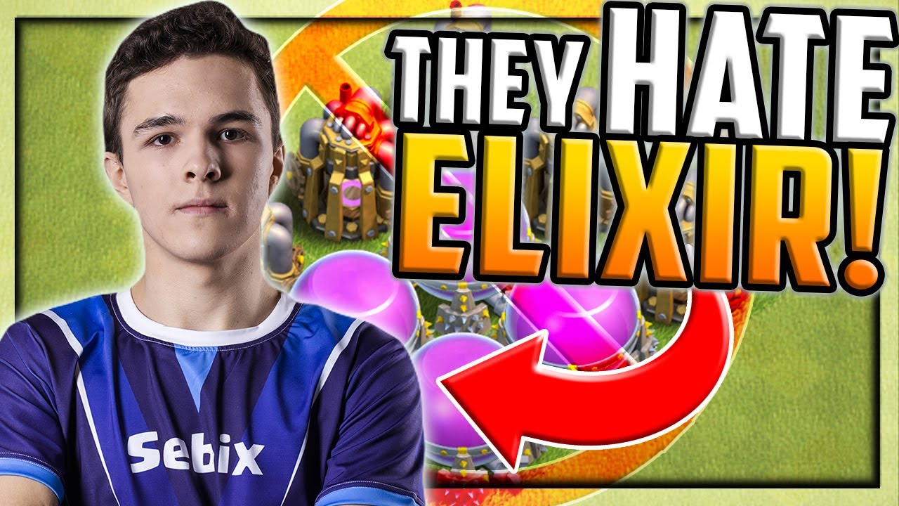 They HATE ELIXIR!! Clash of Clans Dark Looters: The STRUGGLE