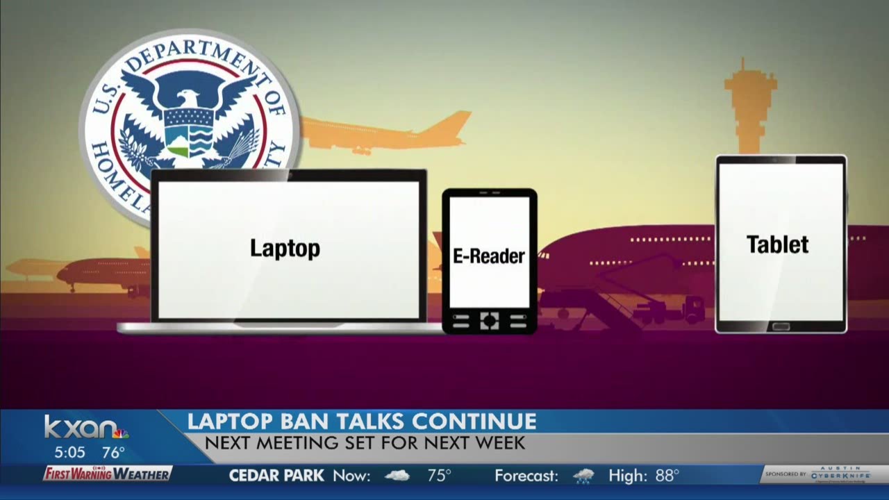 Discussions on laptop ban continues in Brussels