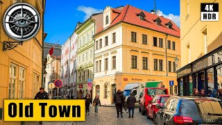 Prague Old Town Walking Tour 🇨🇿 Czech Republic 4k HDR ASMR