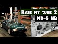 Mazda MX-5 NB 1.6 NA Build Tune analyzed | 110 to 130 HP NA with dyno | Rate my tune #2