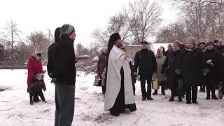 19.01.2018 Чин великого освящения воды [Белобережский монастырь]