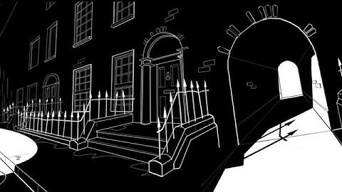 Digital Animation Timelapse - Raining Street