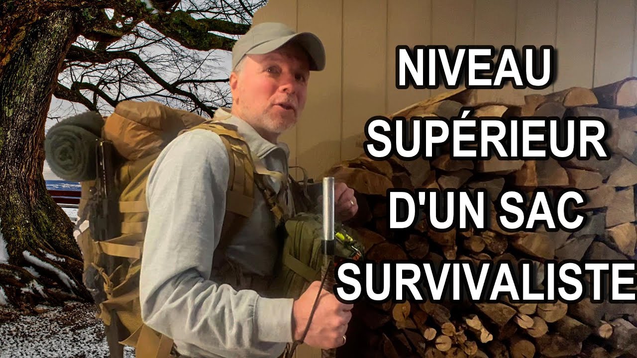 NIVEAU SUPÉRIEUR D'UN SAC SURVIVALISTE 💥 #survie #astuce #rockwoodsurvie