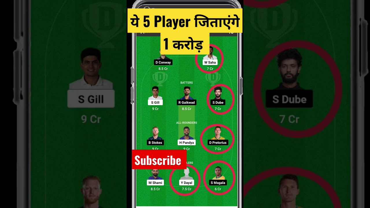 GT Vs CSK Dream 11 Prediction| Risky Player| IPL MATCH Prediction 2023 | GT vs Che Dream 11 Team