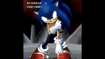 Sonic the Hedgehog 5 (English MD Bootleg) Continue, Game Over Screens