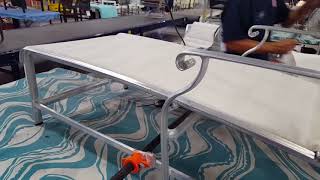 Brown Jordan Aegean chaise sling installation