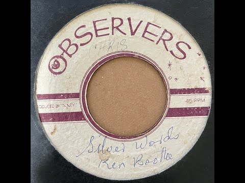 Ken Boothe - Silver Words【7-21129】 - YouTube