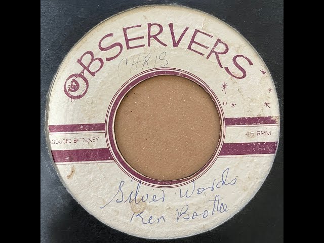 Ken Boothe - Silver Words【7-21129】 - YouTube