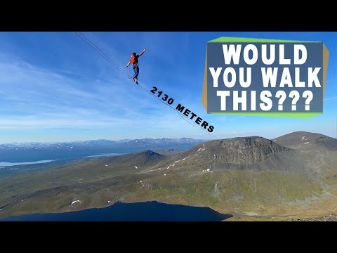 World's Hardest World Record - Full Documentary of Lapporten, Sweden 2.1km Long Highline
