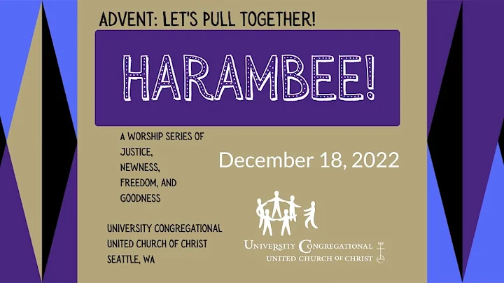University Congregational UCC, Seattle, December 18, 2022