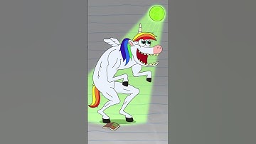 Halloween Unicorn...Werewolf?! 🌕 (Animation Meme) #boyanddragon #shorts
