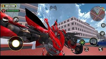 #autobot #Dino ( #mirage ) and #bumblebee Adventure | Robot Car Transform 2020: Robo War