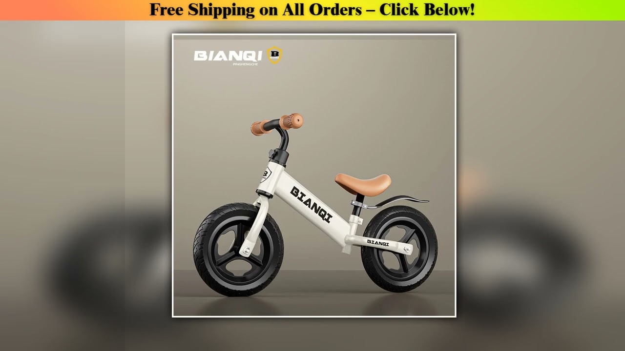 New Children Balance Bike Without Pedals 2-3 To 4-year-old Sliding Learning Bike Sliding Bike