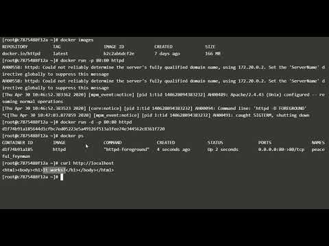 One2Five: Run httpd container in CentOS
