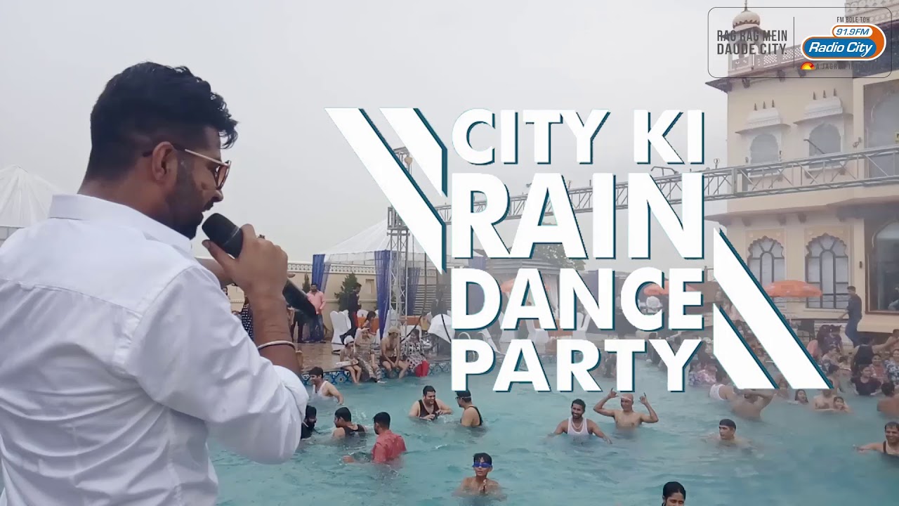 City Ki Rain Dance Party || Rain Dance Party || Pool Party || Radio City Karnal