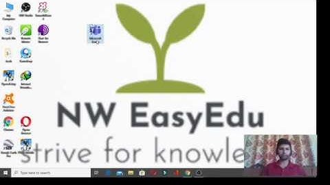 how to download MS Teams and use it for online classes #uog