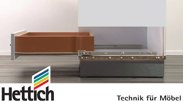 Features and dimensions of roller runner systems: Do-It-Yourself with Hettich
