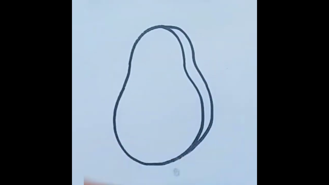Draw Easy Avocado drawing/