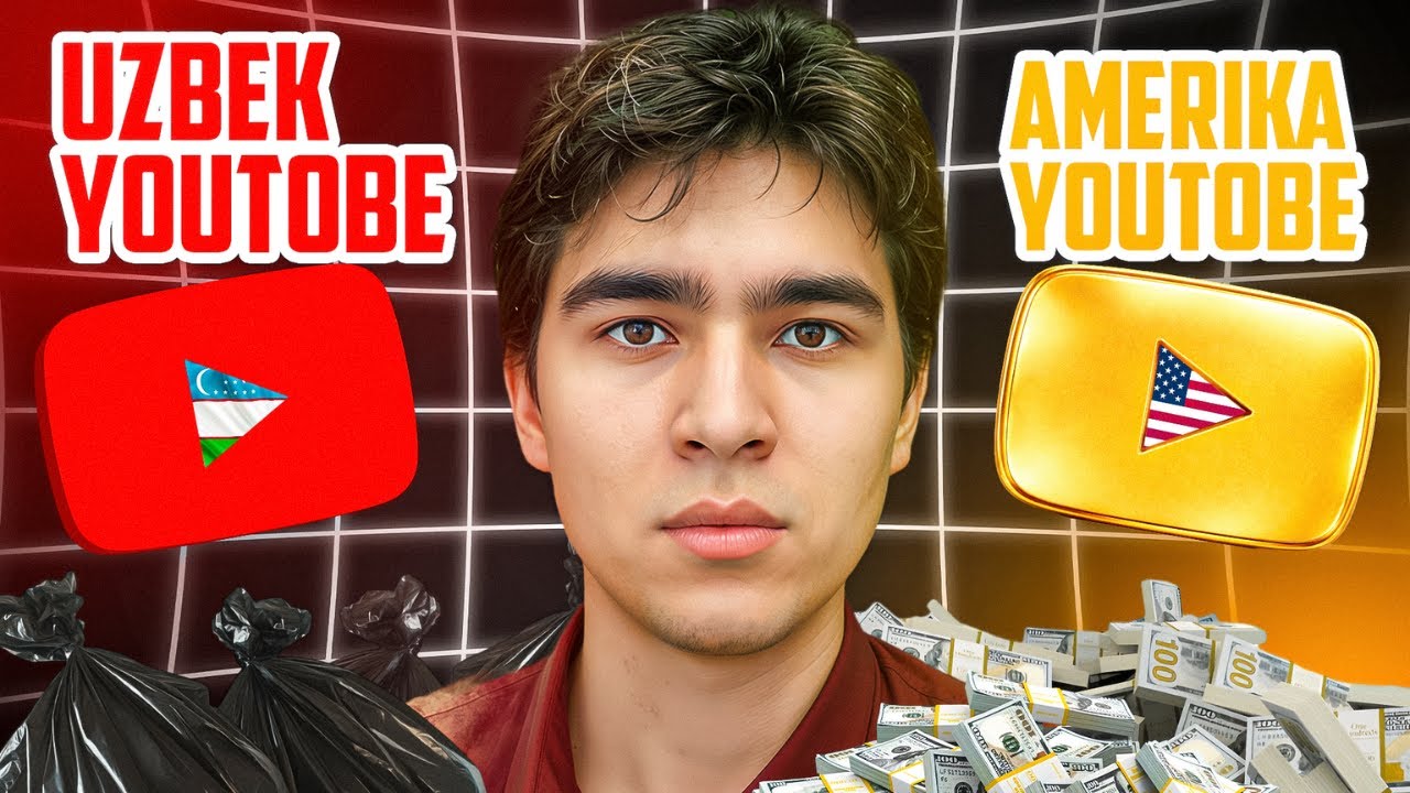 Uzbekiston Youtube Va Amerikan Youtube - Online Daromad!