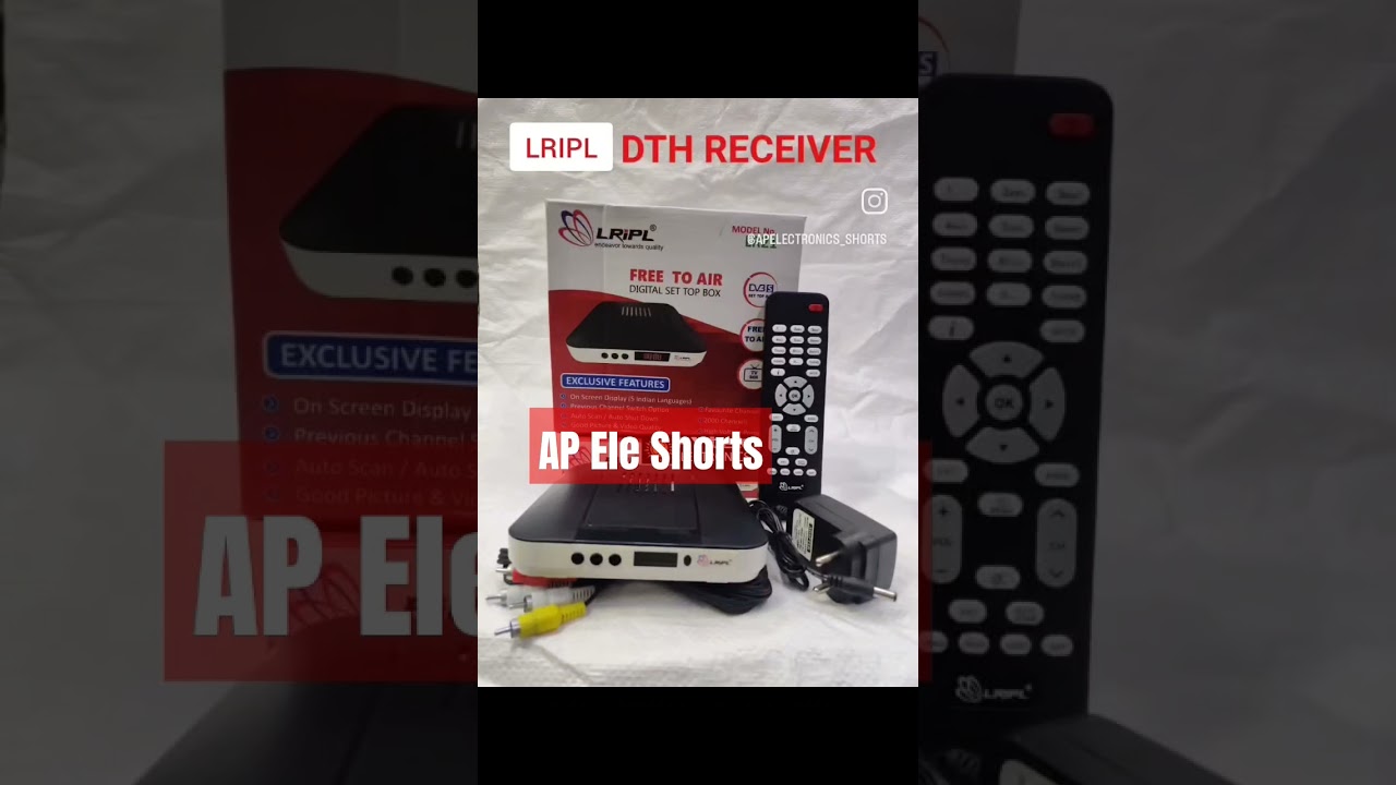 LRIPL LR-21 Dth Receiver | Dth Receiver | AP Electronics Shorts 