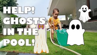 Kids Video Filling Water Balloons Shooting Ghosts With Toys In Pool Latest 2021