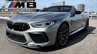 2022 BMW M8 Competition Convertible Walkaround POV Review + Loud Exhaust Sound