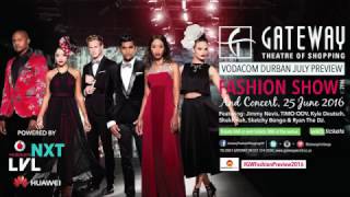 Vodacom Durban July Preview Fashion Show & Concert 2016 - Fashion Flash Mob