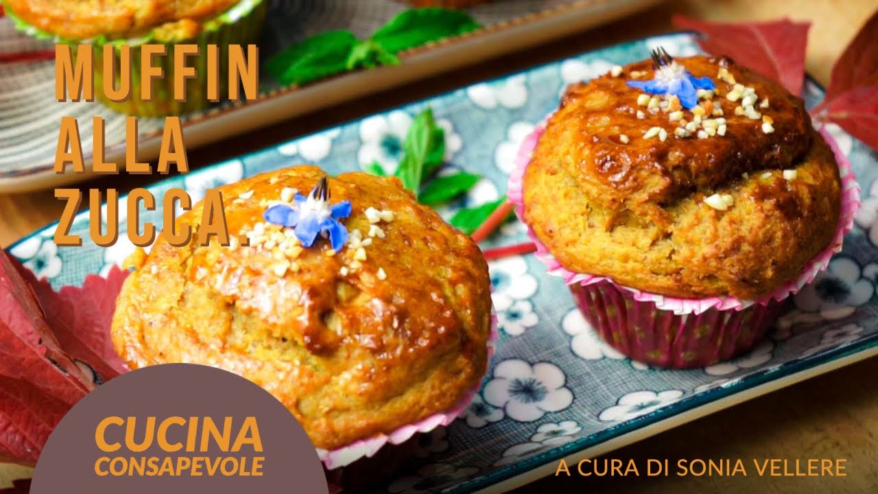 Muffin di zucca una ricetta senza zucchero ma buonissima