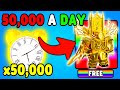 How to get 50000 clocks a day toilet tower defense