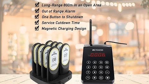 How to Change the Keypad Prompt Mode of Retekess TD184 Pager System?