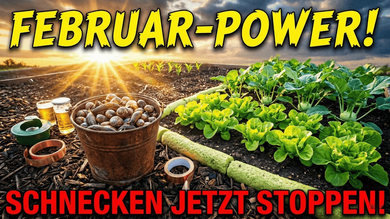 Schnecken-Alarm im Februar So verhinderst du die erste Welle!