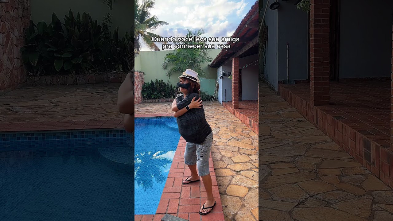 QUANDO SUA AMIGA VAI CONHECER SUA CASA