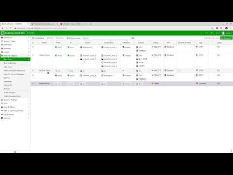 FortiGate - Firewall Insertion at Desired Position using Ansible Tower