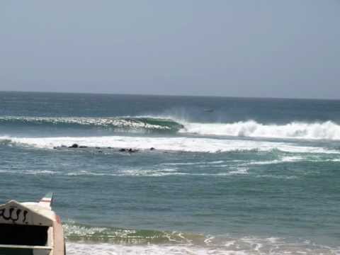 Surfing Ouakam right