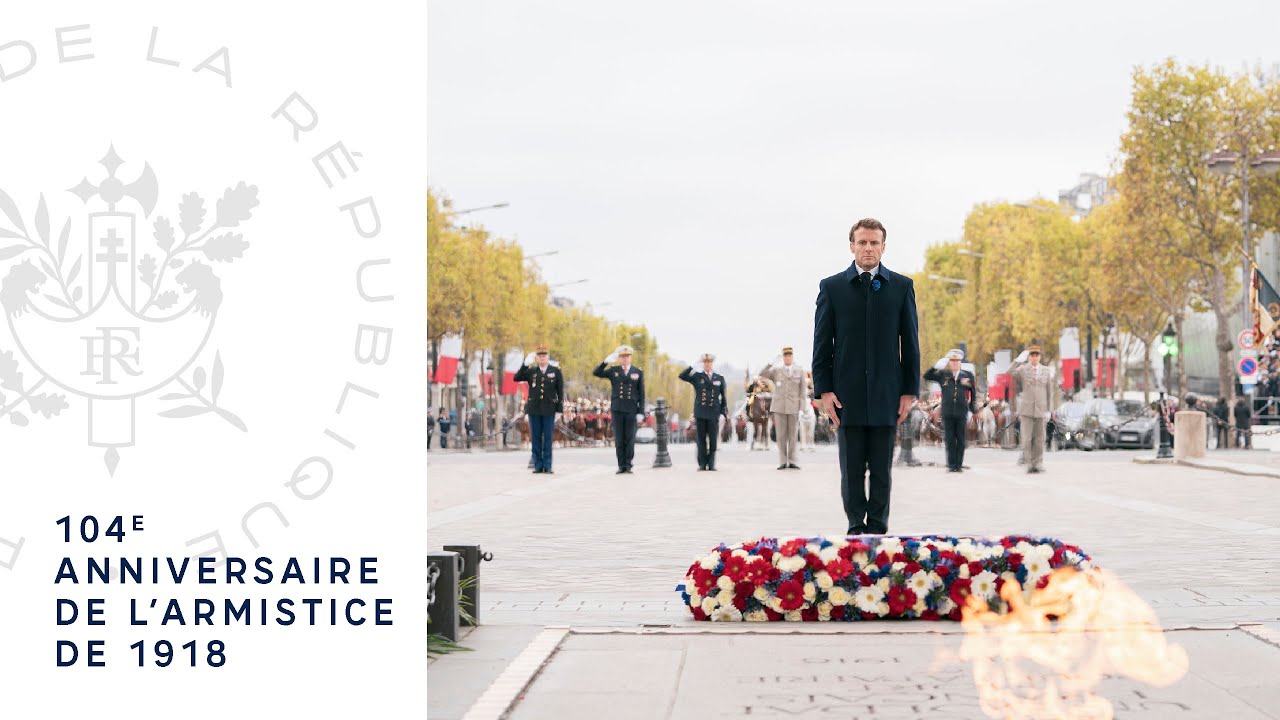 Cérémonie de commémoration du 104ème anniversaire de l’Armistice de 1918.