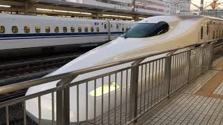 東海道新幹線N700系静岡駅発車(再投稿)