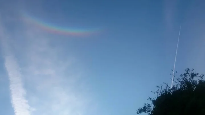 Rainbow directly above my home