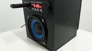 Parlante Portátil 20W 3 Caja En Madera Totalmente Reparable