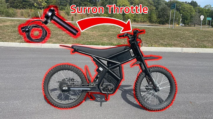 How to install a Surron Throttle on a GT73/Pro (Any E-Bike)