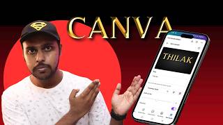 Cara Membuat Teks Emas Halus di Canva Mobile screenshot 1