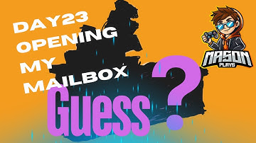 Checking my mailbox day 23: You Won’t believe what I got…