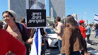 Мы вышли сегодня и придем еще! - митинг в Тель-Авиве!!! ✌️🇮🇱⚡️
