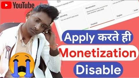 Monetization Disabled ! After Apply For Youtube Channel Monetization ! fix disable monetization 100%