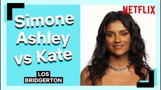 Yo vs Mi personaje con Simone Ashley | Los Bridgerton | Netflix España