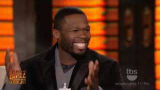 Lopez Tonight  50 Cent Interview  Tiger Woods