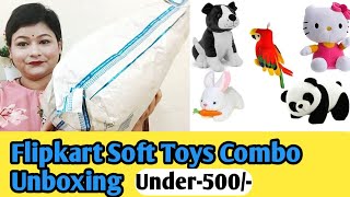 Flipkart Soft Toys Combo Unboxing | Valentine Gift | Best Birthday Gift | Soft Toys Under 500 screenshot 3