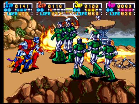 X-Men arcade 4 player Netplay